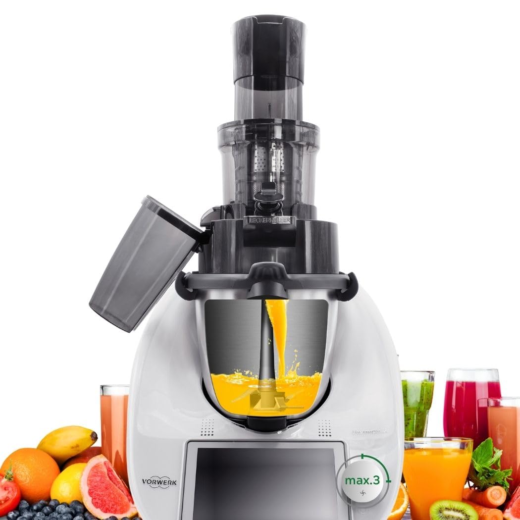 SaftPRO – Slow Juicer, Entsafter passend für den Thermomix TM6, TM5, perfekter kaltgepresster Saft m