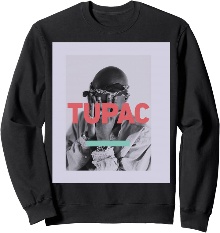 Tupac Offizielles Shut It Out Bandana-Foto Sweatshirt