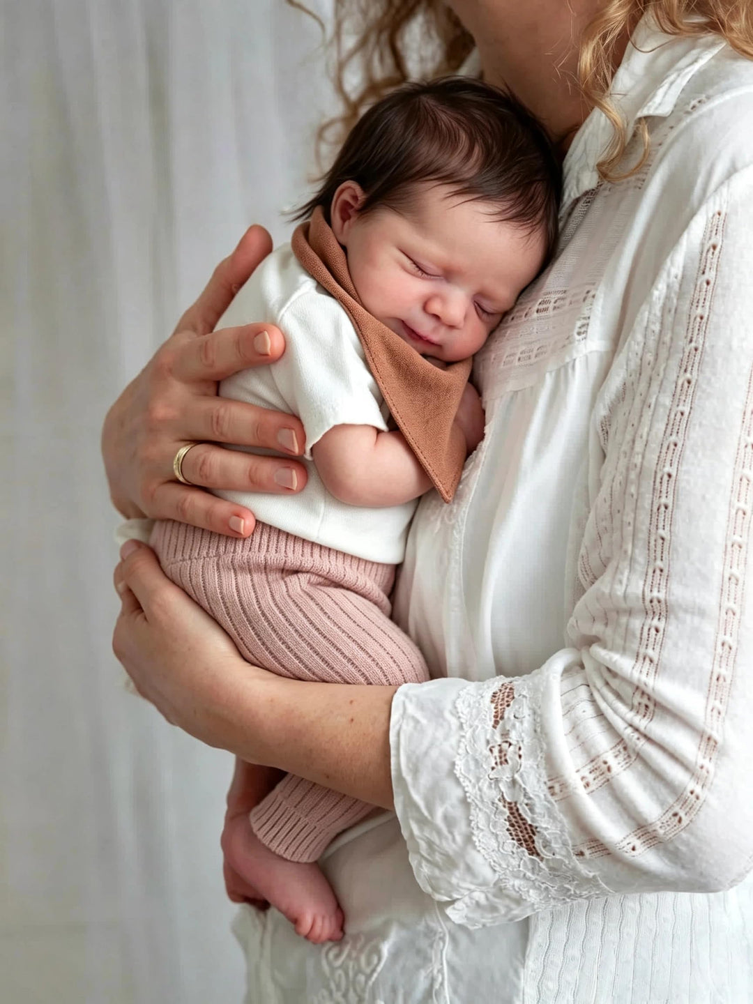 Zero pam Reborn Baby Puppen Vollsilikon Lebensecht Mädchen-48CM Reborn Puppe Mit Haaren, Babypuppen