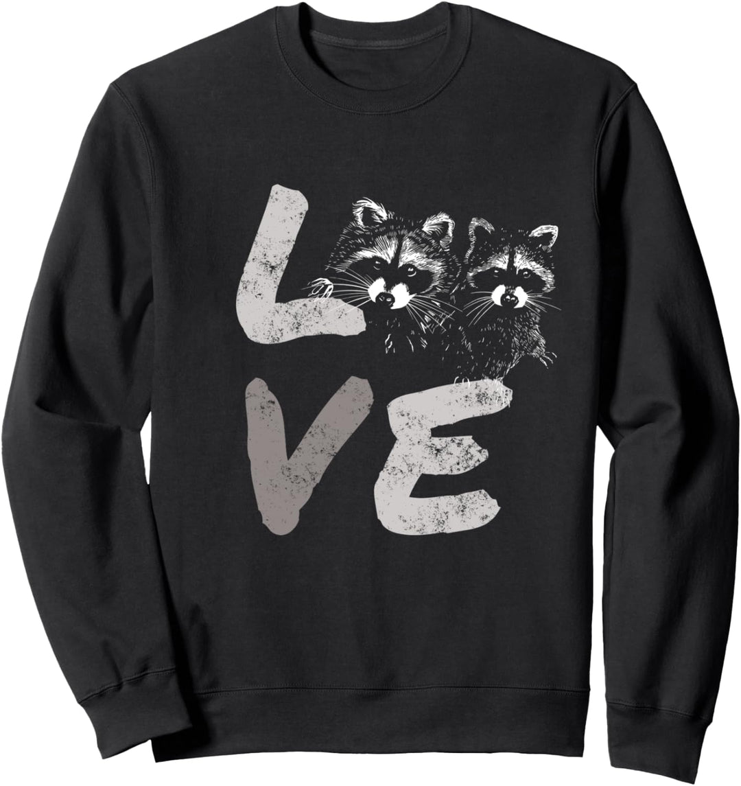 Waschbär Raccoon Sweatshirt