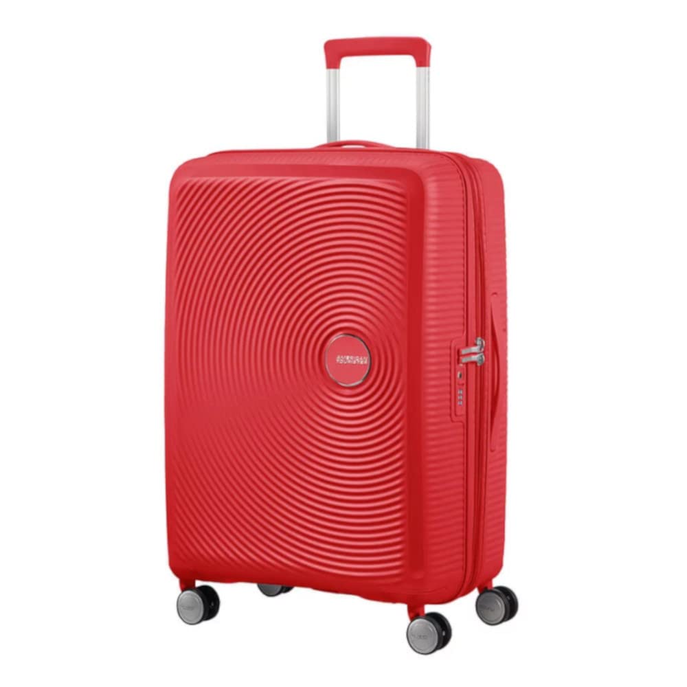 American Tourister Soundbox - Spinner M Erweiterbar Koffer, 67 cm, 81 L, Rot (Coral Red) Rot (Coral
