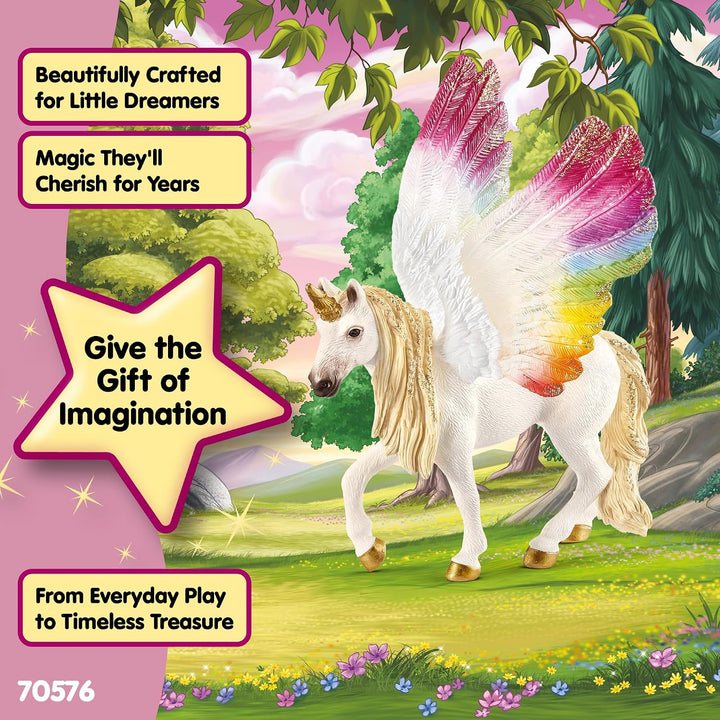 SCHLEICH - Regenbogen geflügeltes Einhorn - 70576