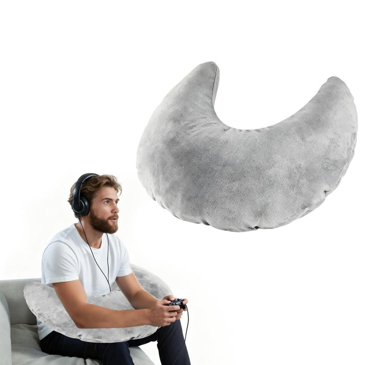 Gaming Kissen Lesekissen, Ergonomic Aufblasbares Armstützkissen für Lange Gaming-Sessions, Häkelkiss