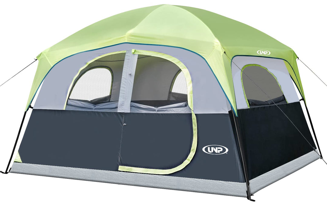 UNP Zelte für 6 Personen, wasserdicht, Winddicht, einfache Installation, Doppellagiges Familien-Camp