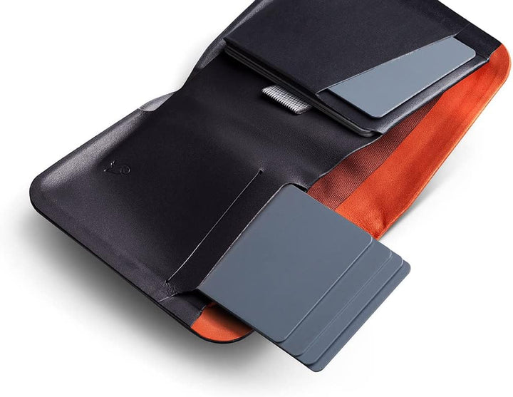 Bellroy Apex Note Sleeve – (Vorgeformte Leder-Brieftasche, RFID-Schutz) - Onyx, Onyx