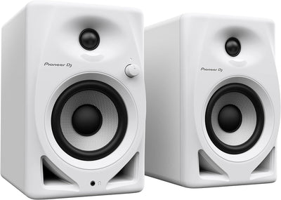 Pioneer DJ DM-40D-W 4" Desktopmonitorsystem (weiss) 4'' Lautsprecher Verdrahtet Weiss, 4'' Lautsprec