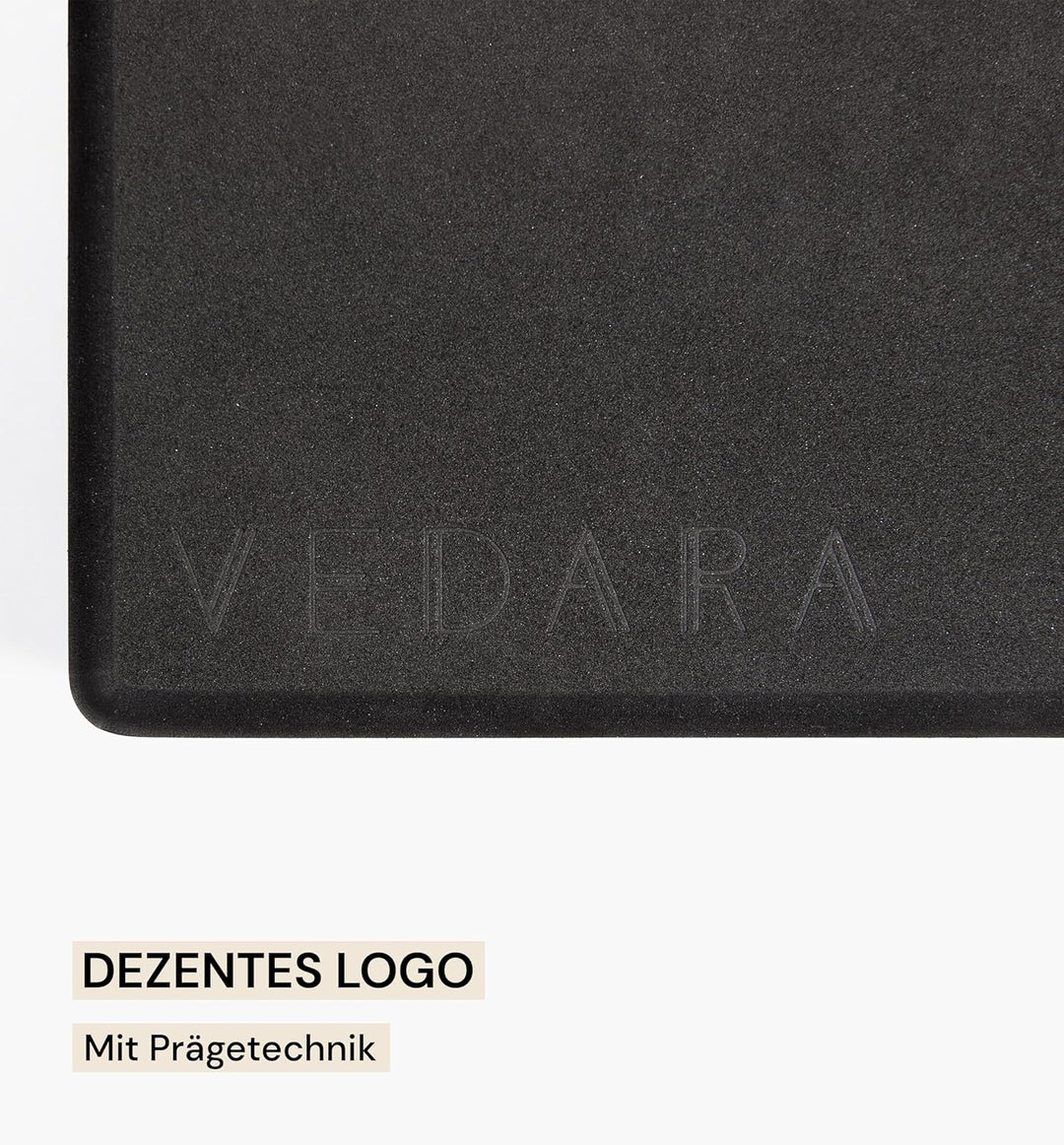 VEDARA® Yogablock EVA - Leicht und Formstabil - Yogaklotz aus Moosgummi - EVA Block für Yoga, Pilate