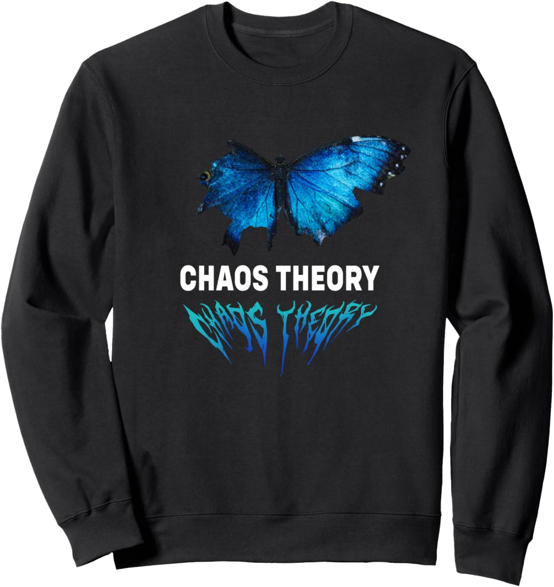Chaos Theory Schmetterling - Sad Aesthetic Edgy Streetwear Sweatshirt