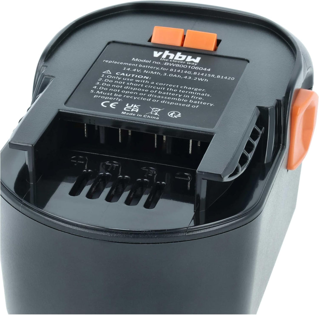vhbw 2X Akku kompatibel mit AEG BBM 14 STX-R | BSB 14 G, BSS 14, BSB 14 STX, BSB 14 STX-R, BSB 14 ST