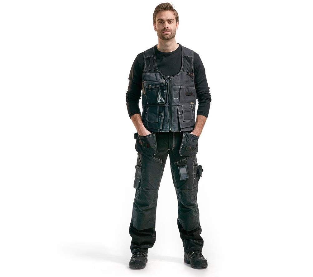 Blåkläder 31001370 Arbeiterweste, Schwarz, XL XL Schwarz, XL Schwarz