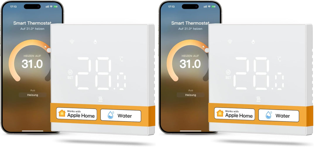 MIUCDA Smart Thermostat Matter Wasser Fussbodenheizung WiFi Raumthermostat Digital Heizungsthermosta