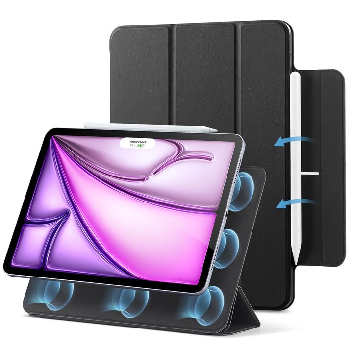 ESR Hülle für iPad Air 13 Zoll M2 (2024) und iPad Pro 12.9 (2022/2021/2020), Magnetbefestigung, dünn