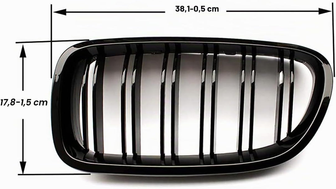 GY F11 Nieren, F10 Nieren Schwarz Front Nieren F10 Kühlergrill für BMW5 Serie F10 F11 M5 2010-2017 f