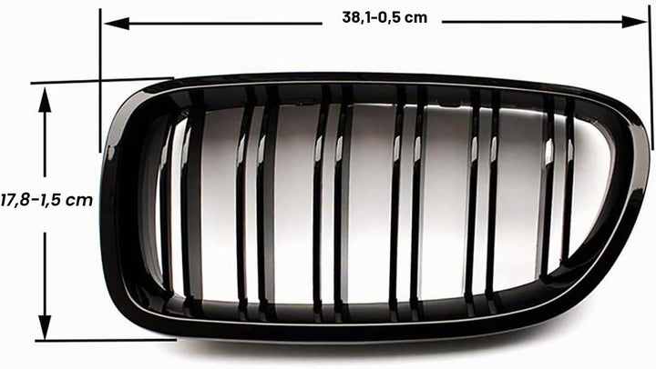 GY F11 Nieren, F10 Nieren Schwarz Front Nieren F10 Kühlergrill für BMW5 Serie F10 F11 M5 2010-2017 f