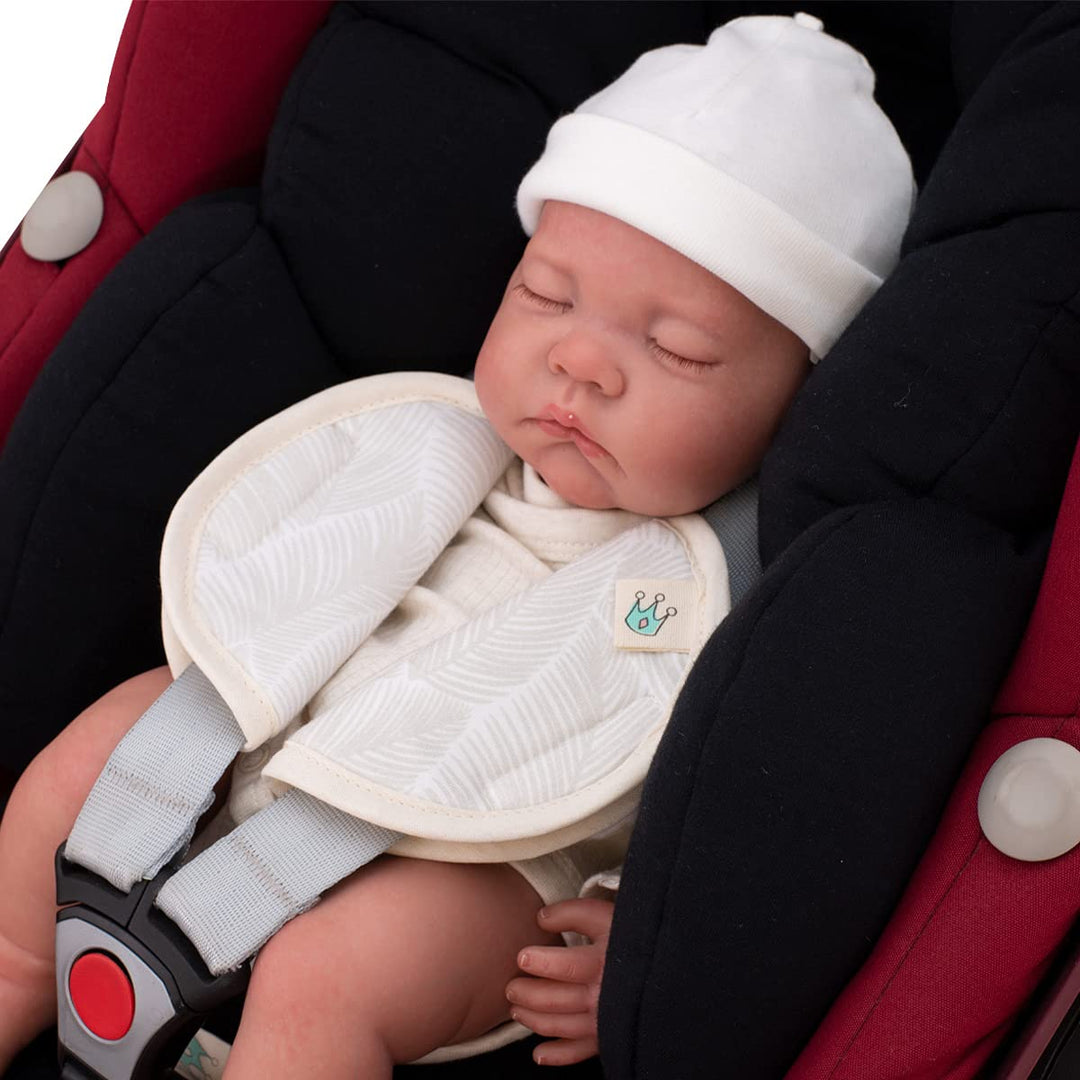 JYOKO KIDS Gurtpolster Universal für Babyschale Grösse 0, Buggy, Autositz (Grösse 0, Bloom) Bloom Gr