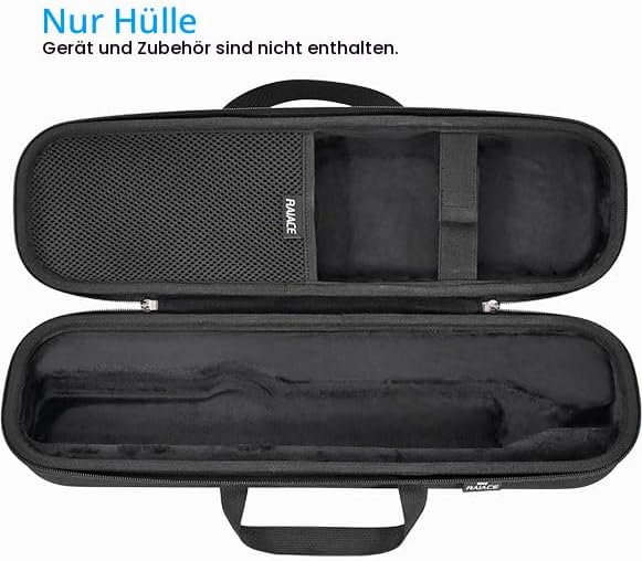RAIACE Hartschalenkoffer, kompatibel mit Dyson Airstrait-Haarglätter, Reise-Aufbewahrungstasche. (Ve