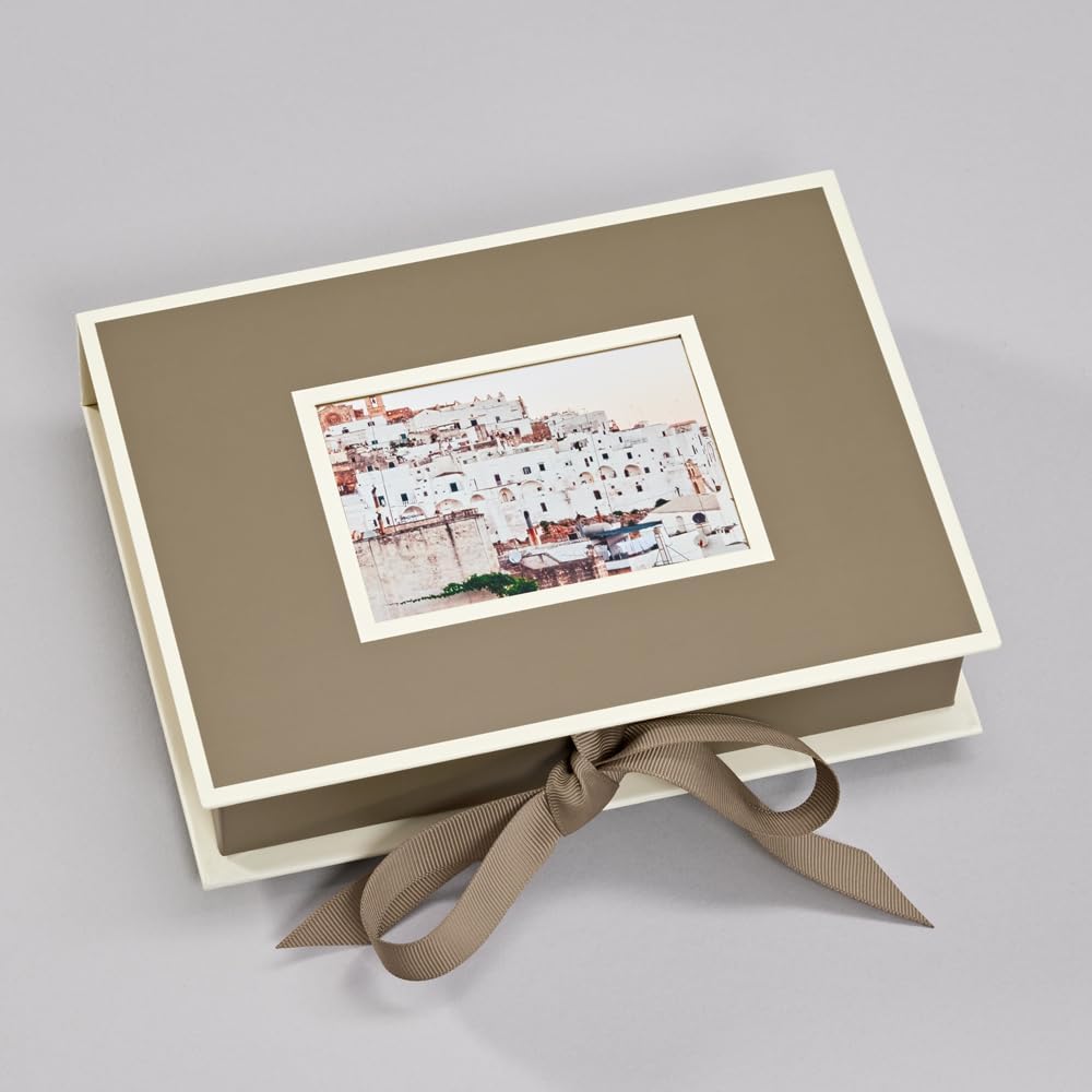 Semikolon 370030 Kleine Fotobox mit Einschubfenster - 20,7 x 15,3 x 4,7 cm - für 13 x 18 cm Fotos -