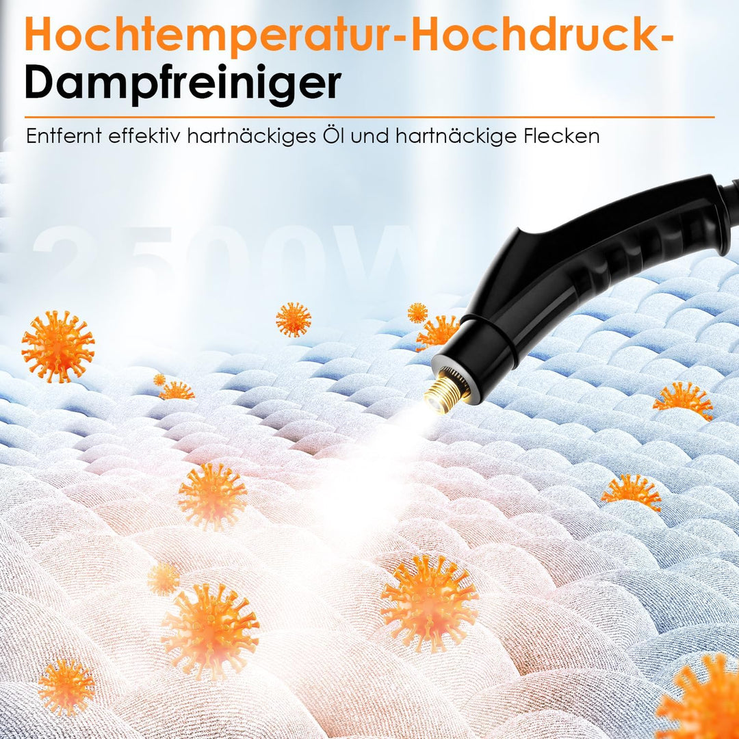Dampfreiniger Handgerät 1400ml, 6 Stufen Dampfsteuerung Für Haushalt