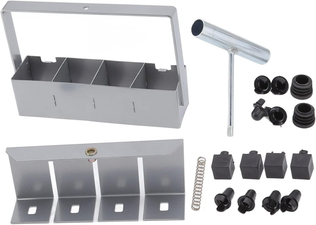 Natudeco Soil Block Maker, Handheld Soil Blocker Edelstahl-Bodenblocker Gartenblockierwerkzeuge für