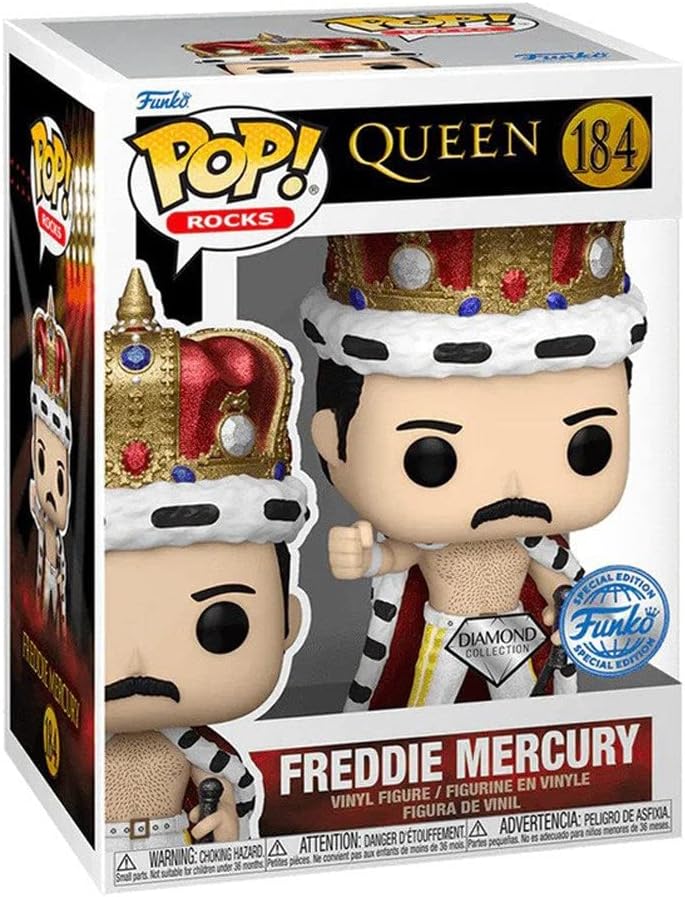 Funko POP! Queen-Freddie Mercury King Diamond Glitter