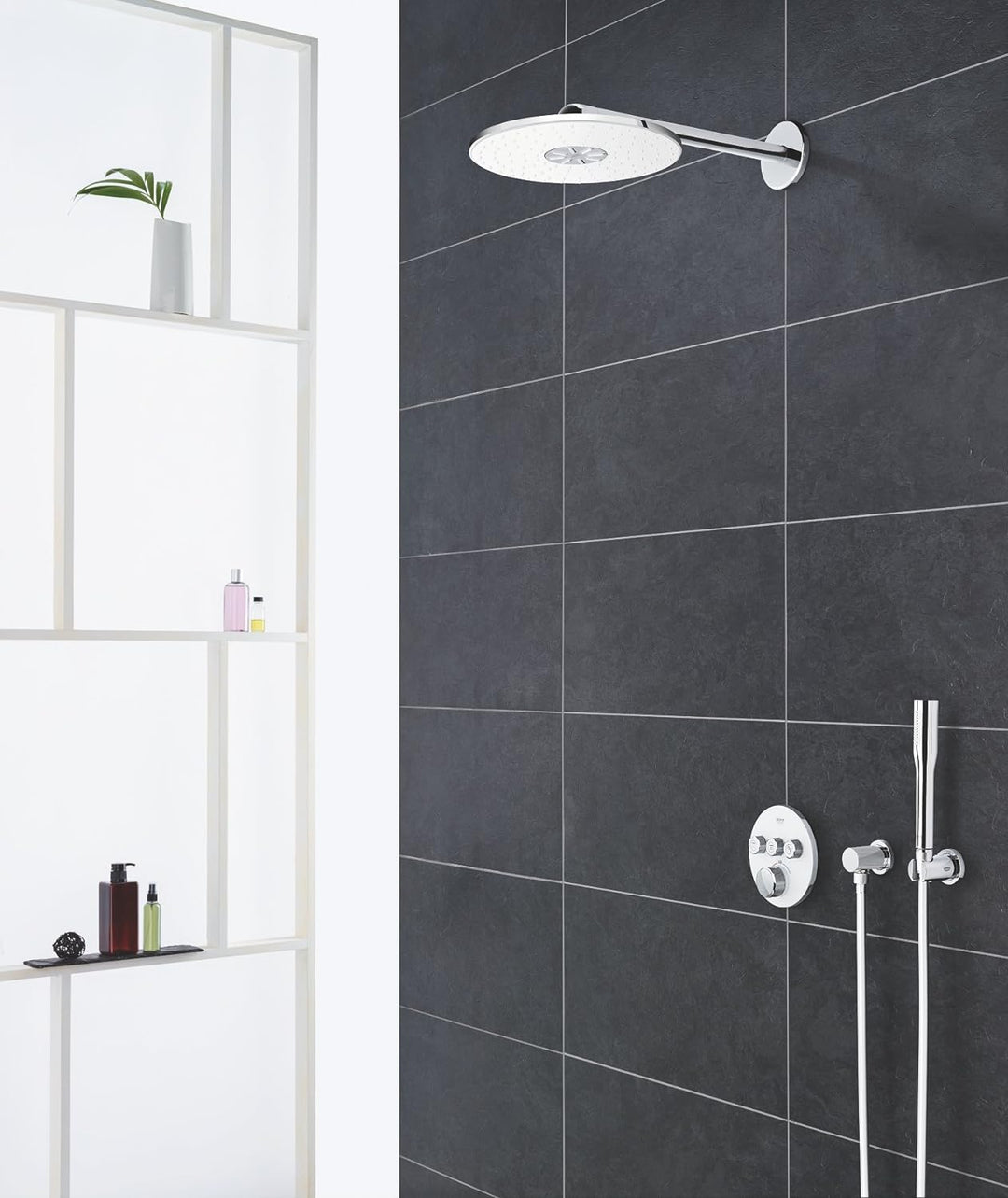 GROHE Rainshower SmartActive 310 | Brause- & Duschsysteme | Kopfbrause mit 2 Strahlarten | für Wandm