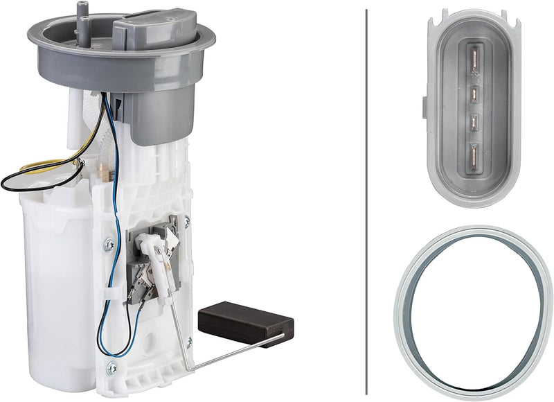 HELLA 8TF 358 106-121 Kraftstoff-Fördereinheit - elektrisch - 4-polig - mit Dichtung/mit Tankgeber