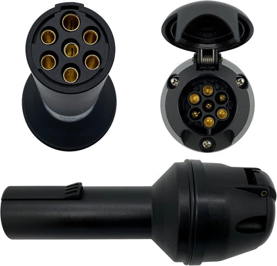 SAMETRUCK Spannungswandler Adapter 7 pol LKW 24V 12V Anhänger Can Bus Spannungsreduzierer