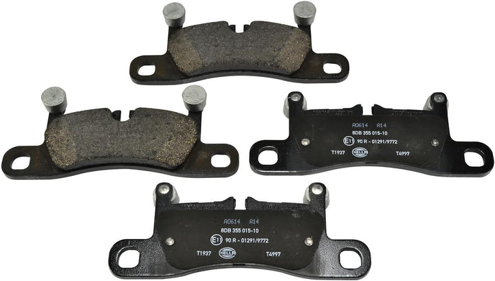 HELLA PAGID 8DB 355 015-101 Bremsbelagsatz - T1937 - Dicke/Stärke: 17.2mm - Bremssystem: Brembo - fü
