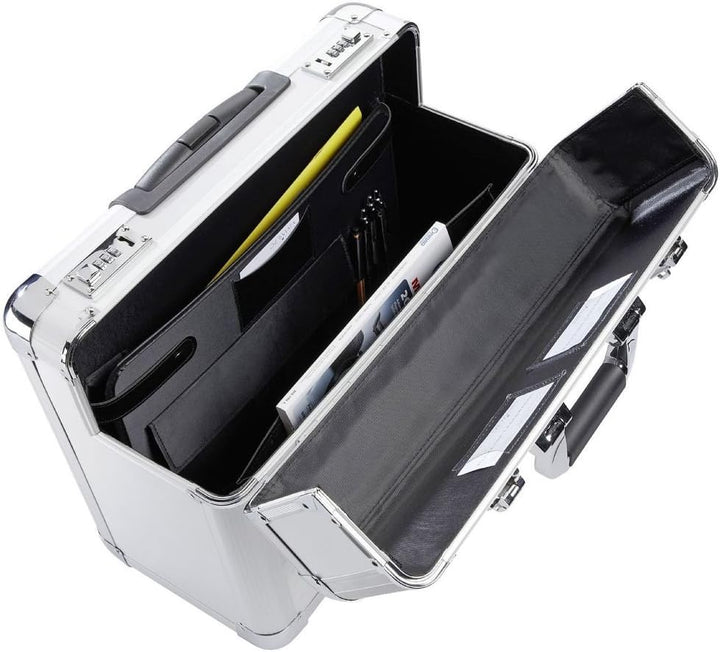 Aluminium Pilotenkoffer Trolley 46,5 cm