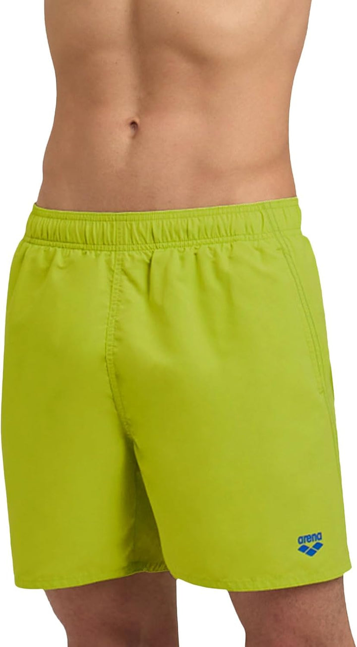 ARENA Herren Fundamentals Boxer R Swim Trunks M 688 Soft Green-neon Blue, M 688 Soft Green-neon Blue