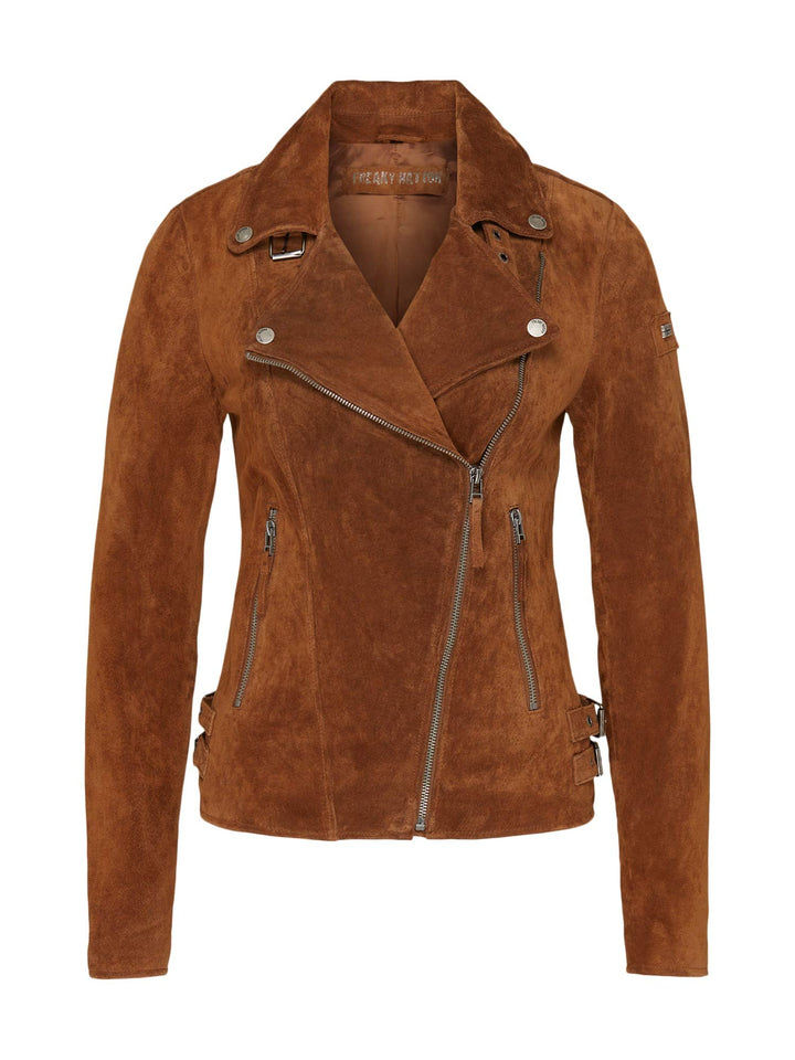 Freaky Nation Damen Taxi Driver-fn Lederjacke XS Cognac, XS Cognac