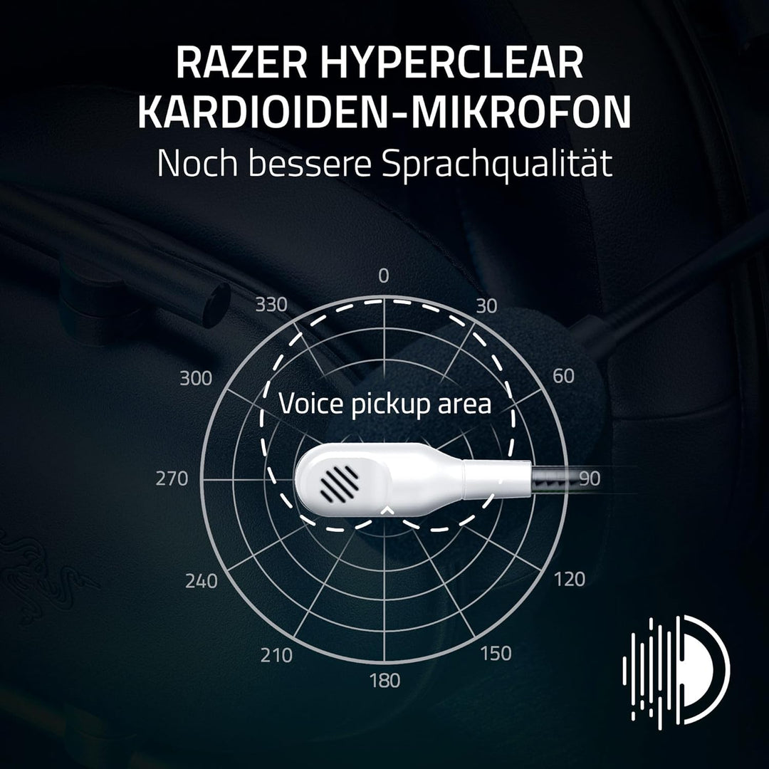 Razer BlackShark V2 X (PlayStation) - Kabelgebundenes E-Sports Headset für PlayStation 5 Konsole (25