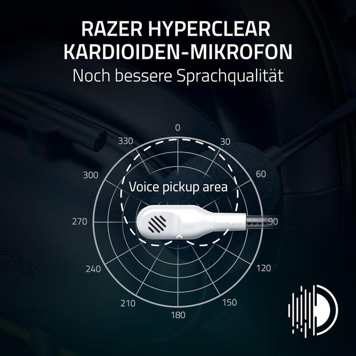 Razer BlackShark V2 X (PlayStation) - Kabelgebundenes E-Sports Headset für PlayStation 5 Konsole (25