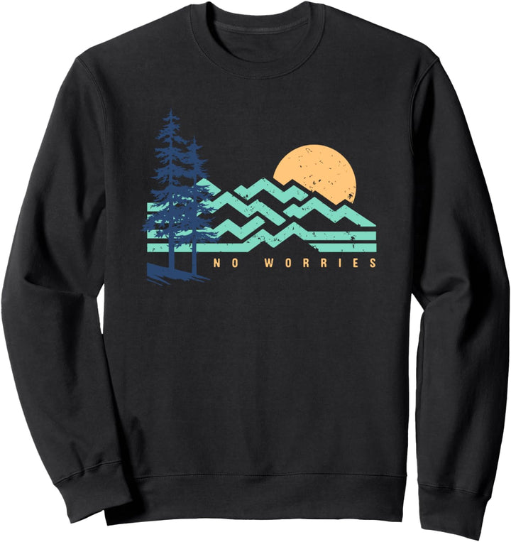 No Worries Mountain Range Sweatshirt