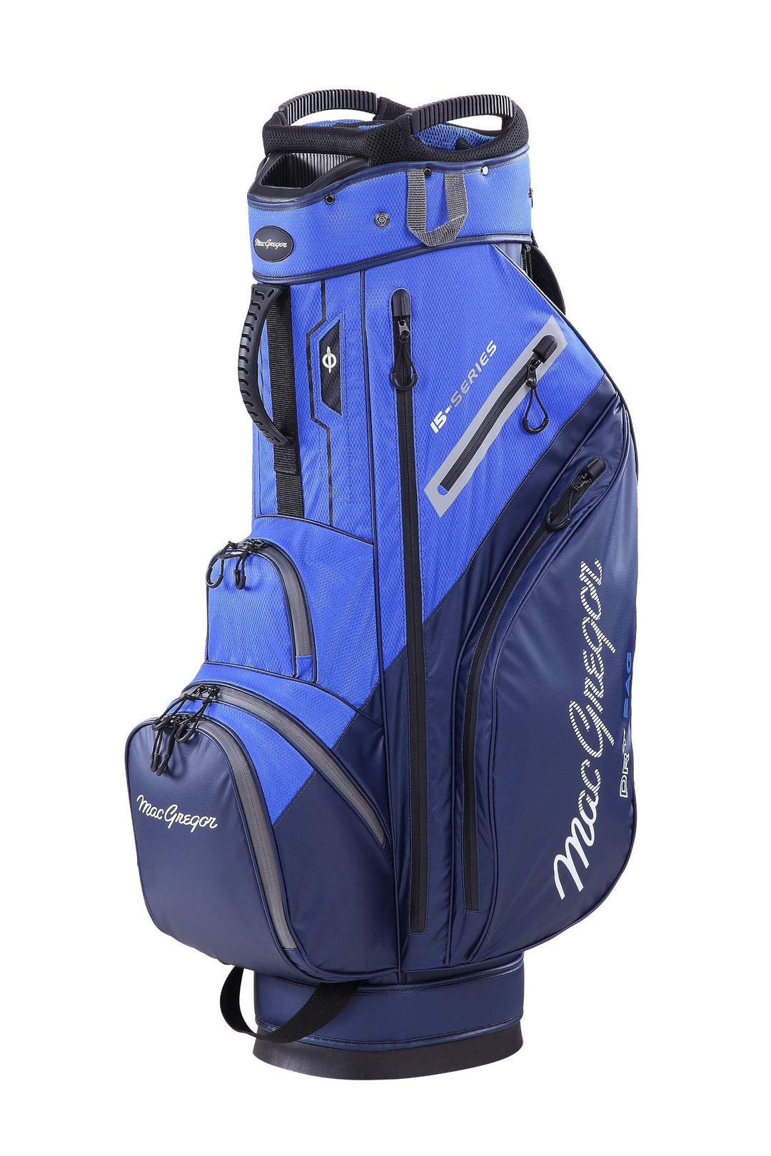 MACGREGOR Men's Mactec 15 Serie Water Resistant Golf Club Cart Bag Men's Navy / Royal, Men's Navy /