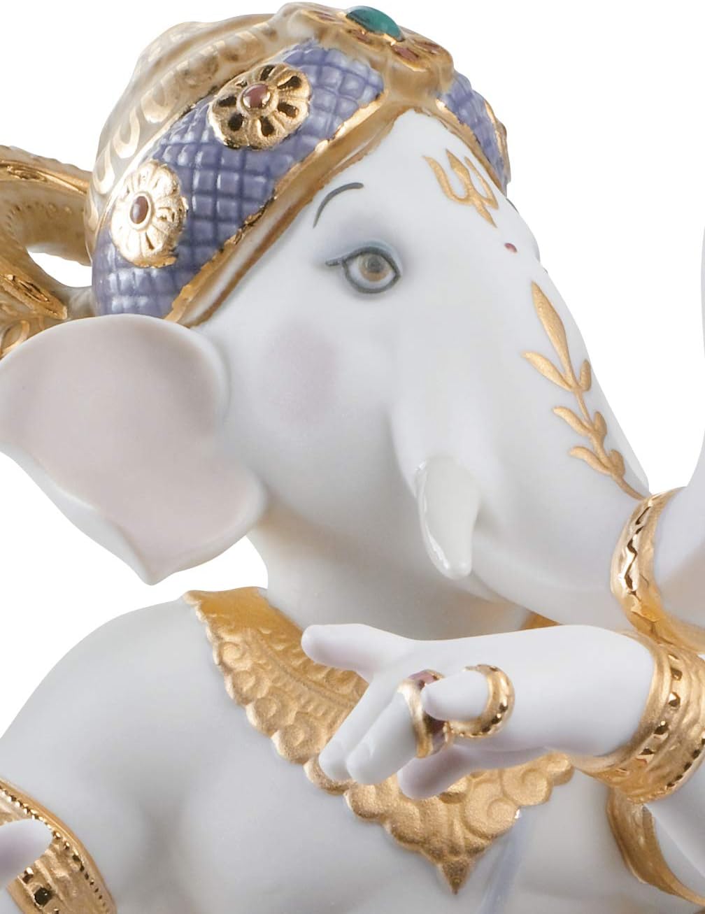 LLADRÓ Figur Tanzender Ganesha. Limitierte Auflage. Ganesha. Porzellan.