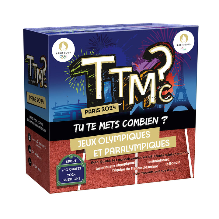 TTMC (Tu Te Mets Combien) ? Edition JO Paris 2024 - Gesellschaftsspiel - Atmosphäre - Quiz Allgemein