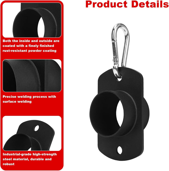 T-Bar Row Platform Landmine Eyelet Attachment for 5.1 cm Olympic Bar, Landmine Row Handle Standard B