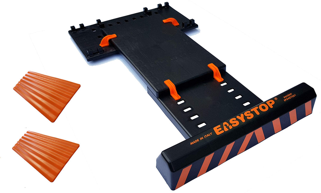 Kit Garage Easystop. Radstopper + Autotürschutz. Verstellbar