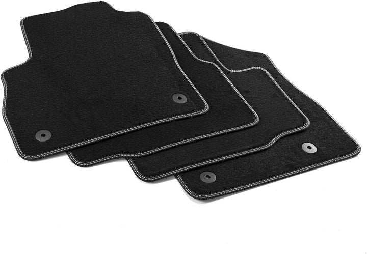 MDM PRO-6499 Fussmatten für Opel Astra K / GTC / Sports Tourer 11.2015>, Passgenau Velours Kunstlede