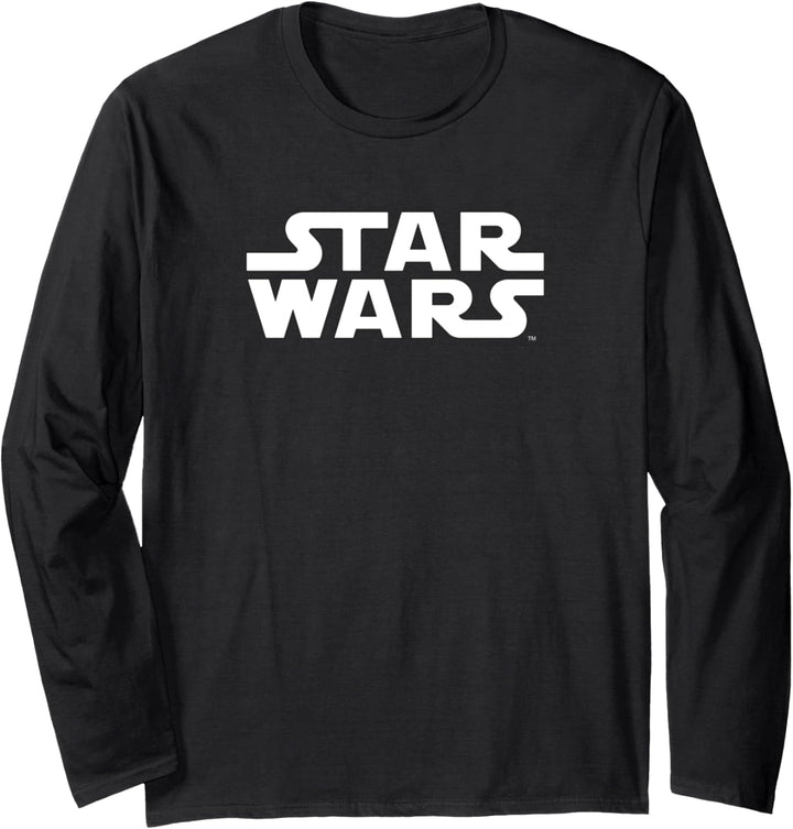 Star Wars Simple Logo Outline Langarmshirt