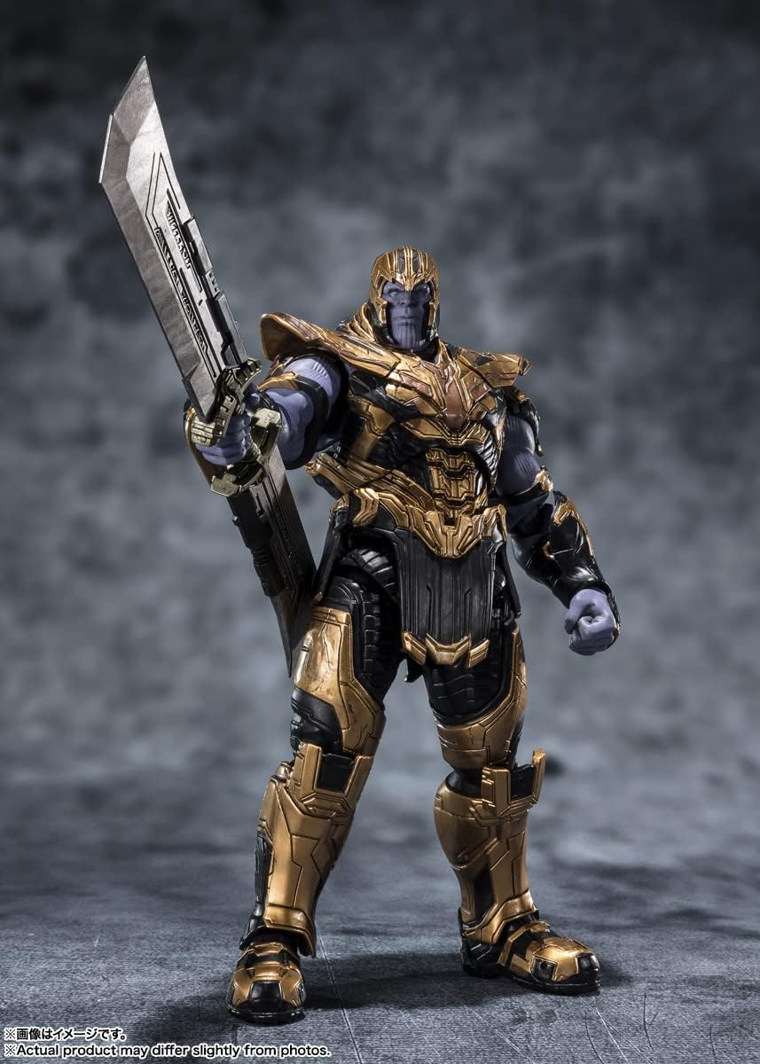 BANDAI Tamashii Nations Avengers Endgame - Thanos (5ans Plus tard) - Feige S.H. Figuarts 19cm Thanos