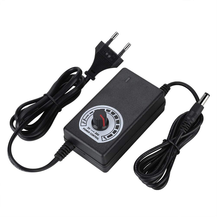 Eboxer 24W 3-24V Netzteil-Ladeadapter mit LED-Anzeigespannungsregelung für elektrischen Lüfter, Bohr