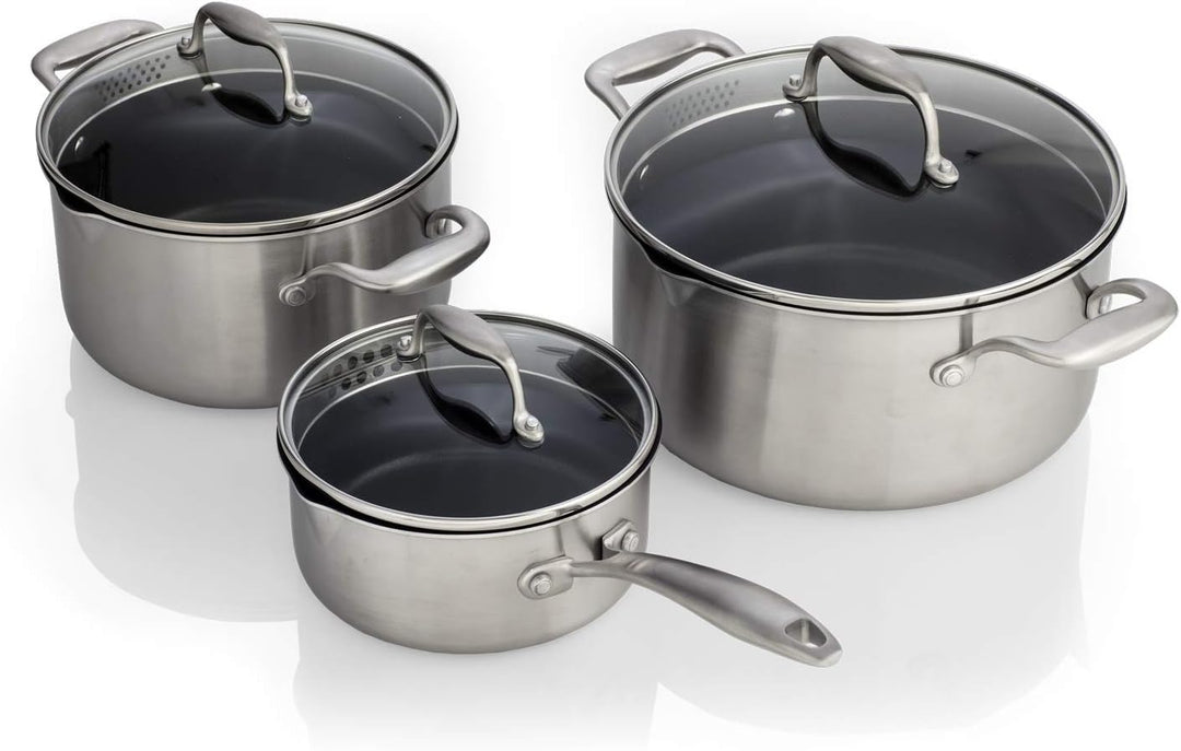 Wilfa EGO Produre Pro Kochtopf - 3.5 Liter, aus Aluminium und Edelstahl, für alle Kochfelder inklusi