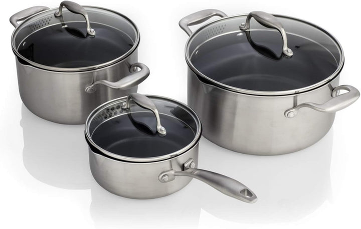 Wilfa EGO Produre Pro Kochtopf - 3.5 Liter, aus Aluminium und Edelstahl, für alle Kochfelder inklusi