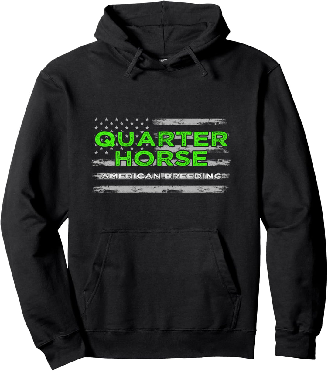 Quarter Horse Westernreiter & Westernpferd Pullover Hoodie