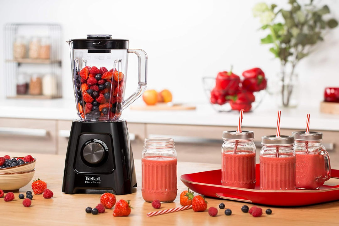 Tefal BlendForce II BL4208 Mixer, 1,25 l, 2 l, drehbar, Stabmixer, Schwarz