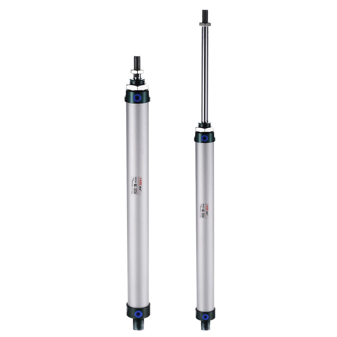sourcing map Pneumatikzylinder MAL25X250 25mm 250mm mit Y Stecker 4Stk Schnellmontage Set