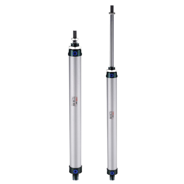 sourcing map Pneumatikzylinder MAL25X250 25mm 250mm mit Y Stecker 4Stk Schnellmontage Set