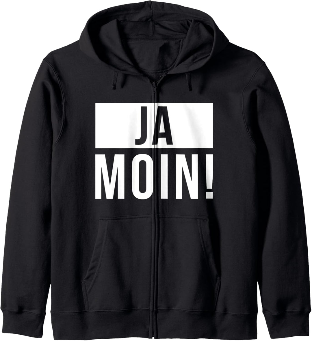 Ja Moin Ehre Norddeutscher Strand Anker Geschenk Kapuzenjacke